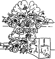 drawing of the crash results